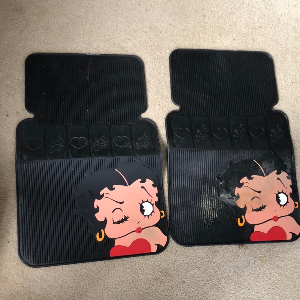 Betty Boop Cartoon Character Car Floor Mats